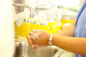 hand washing