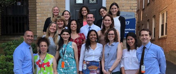 2018-19 Interns and Faculty at the First Day Orientation Meeting.